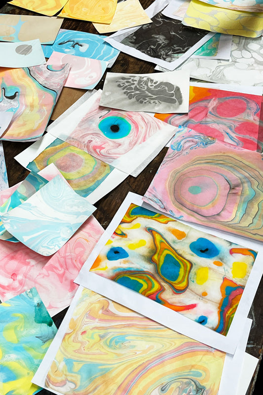 Paper & Silk Marbling