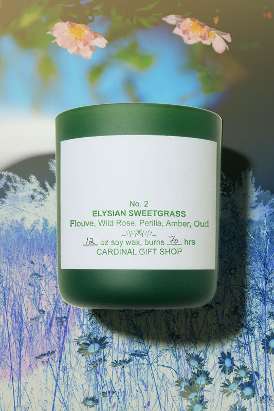 Elysian Sweetgrass Scented Candle