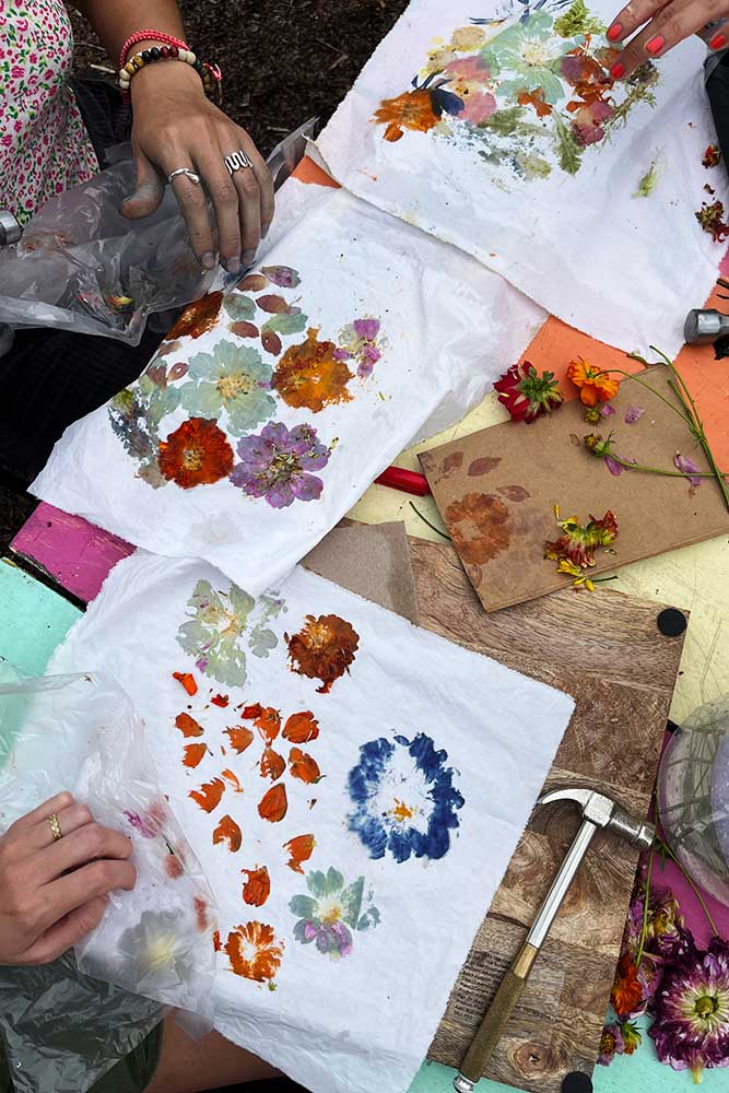 Hapa Zome Botanical Printing